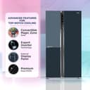 Haier 598L 3-Door Vogue Side by Side Refrigerator HRT-683GOG-P view 3