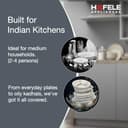 Hafele Aqua Chrome 13 Place Settings Dishwasher view 2