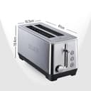 Sujata PT12 1500W Stainless Steel 4-Slice Pop-up Toaster view 8