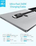 Anker Zolo USB-C to USB-C 60W Cable (1.8m) view 3