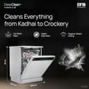 IFB 14 Place Settings Freestanding Dishwasher (Neptune FX14, White) view 2