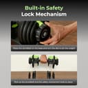 Cult 16kg Adjustable Dumbbell view 4