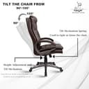 ROSE Diana Leatherette High Back Executive Chair view 4