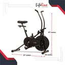 Lifeline Fitness LE-103 Air Bike view 7