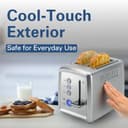 Hamilton Beach 850W 100% Stainless-Steel 2-Slice Pop-up Toaster (Extra-Wide Slots) view 6