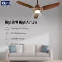 KUHL Meridian M1 1200mm BLDC Ceiling Fan view 4
