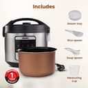 AGARO Royal 5L Electric Rice Cooker (Ceramic) view 6