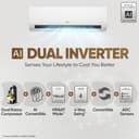 LG 1 Ton 4 Star Dual Inverter Split AC view 4