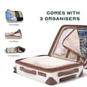 The Assembly Vintage 55cm Polycarbonate Cabin Trolley with Keyless TSA Lock view 4