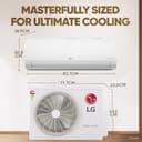 LG 1 Ton 4 Star Dual Inverter Split AC view 5