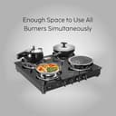 Glen 4 Burner Auto Ignition Glass Top view 2