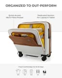 EUME Overnighter Pro Luggage Trolley 18 inch, German Bayer Polycarbonate view 6
