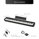 Casio CDP-S160BK Digital Piano (88 Hammer Action Keys, LCD Display) view 2