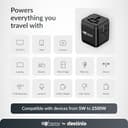 GoTrippin Universal Travel Adapter (25W, 2 USB-C + 1 USB-A) view 7
