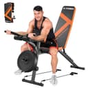 Kobo Adjustable Bench with Leg Extension & Preacher Curl view 2