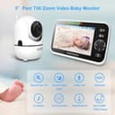 HelloBaby HB6550 5" Video Baby Monitor view 2