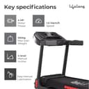 Lifelong FitPro 4HP Treadmill view 2