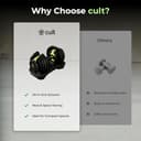 Cult 16kg Adjustable Dumbbell view 6