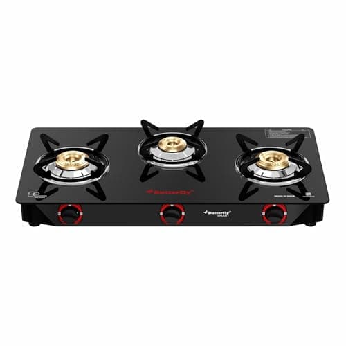 Butterfly Smart 3 Burner Glass Top