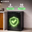 Faber 14 Place Settings Free Standing Dishwasher (FFSD 6PR 14S BK Digital, Black) view 6