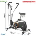 Propel HDA 67i Dual Action Exercise Cycle view 8