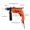 BLACK+DECKER HD555KMPR 550W Hammer Drill Kit (100 Pcs) view 3