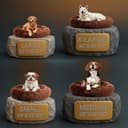 WOW DOG Calming Donut Bed (Medium) view 4