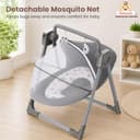 Infantso Automatic Baby Swing with 5-Point Safety Harness view 3