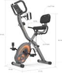 leikefitness 2280 Folding Recumbent Bike view 2