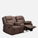 Duroflex Avalon Twin 2 Seater Fabric Manual Recliner Sofa view 6