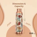 Amazon Solimo Meenakari Copper Bottle 950ml view 5
