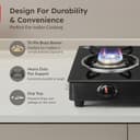 Prestige IRIS 2 Burner Glass Top view 4
