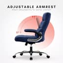 LAKDI Premium Velvet Fabric High Back Executive Chair view 7