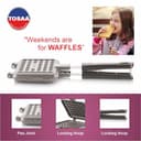 Tosaa Non-Stick Gas Waffle Maker view 7