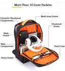 Golden Wolf Anti-Theft Laptop Backpack view 6