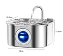 Foliam 3.2L Stainless Steel Fountain view 2