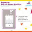 Adore Advanced Espresso Electric Steam Sterilizer view 4