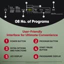 LG 8 Kg 5 Star Smart Inverter Wi-Fi TurboWash In-built Heater Fully Automatic Top Load (T80V4OB1S) view 5