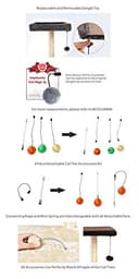 Amazon Basics Cat Tree X-Large with Platform view 6