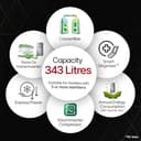 LG 343L 3 Star Smart Inverter Double Door Refrigerator view 2