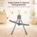 Infantso Automatic Baby Swing with 5-Point Safety Harness view 8