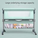 House of Quirk Aluminium Alloy Bedside Sleeper Crib view 7