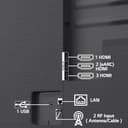 LG 75U8 AI 4K LED webOS TV view 4