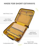 EUME Overnighter Pro Luggage Trolley 18 inch, German Bayer Polycarbonate view 7