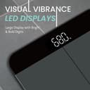 HealthSense Dura-Glass PS 120 Weighing Scale (Step-On, Thick Tempered Glass) view 3