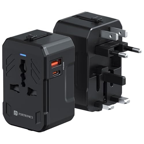 Portronics Juicemate 4 Universal Travel Adapter (20W PD)