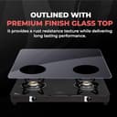 Elica Vetro Glass Top 2 Burner view 4