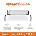 Amazon Basics Elevated Cooling Pet Bed (Large) view 2