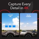 Dylect Sense 4K Max 2 Channel Dash Cam (Made in India) view 4