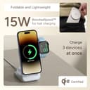 Ambrane AerosynQ Trio 2 3-in-1 Wireless Charger view 3